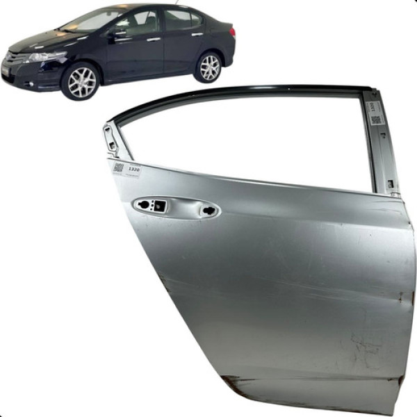 Porta Traseira Direita Honda City 2009 A 2013 Detalhe Traseira Direita