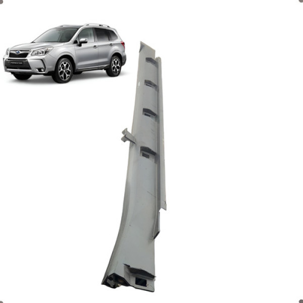 Acabamento Spoiler Direito Subaru Forester 2015 A 2019  Preto