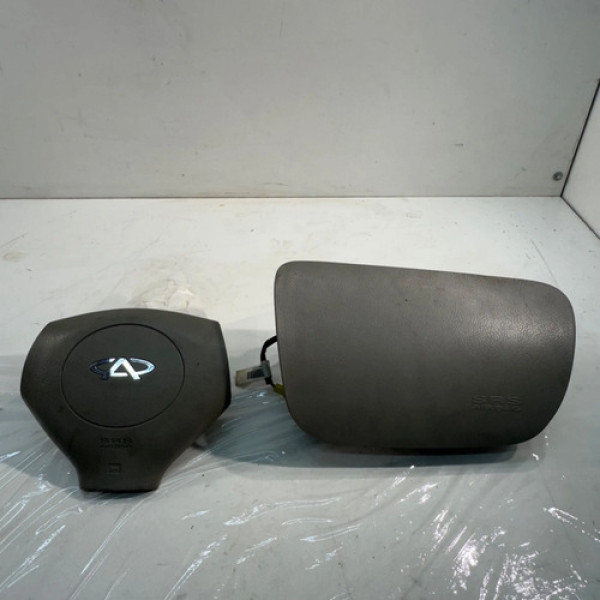 Kit Airbag Chery Qq 2015 Original Marrom