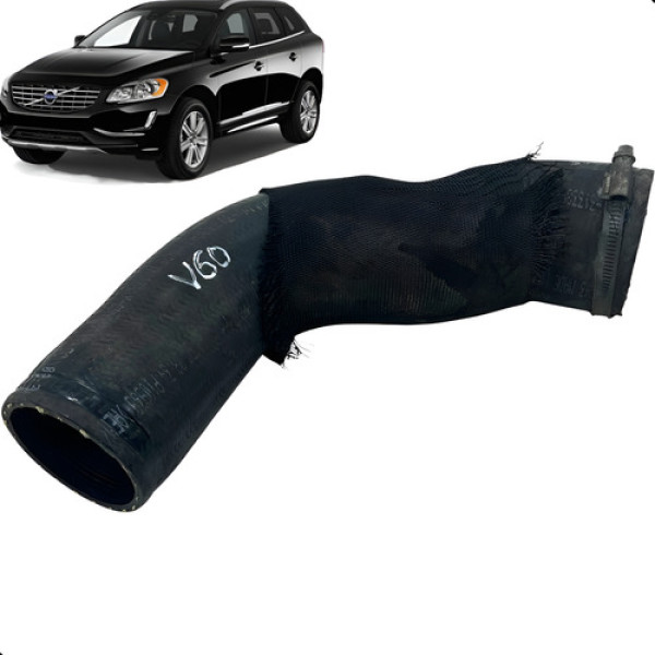 Mangueira Intercooler Volvo Xc60 2.0 2014 2015 2016 2017 Preto
