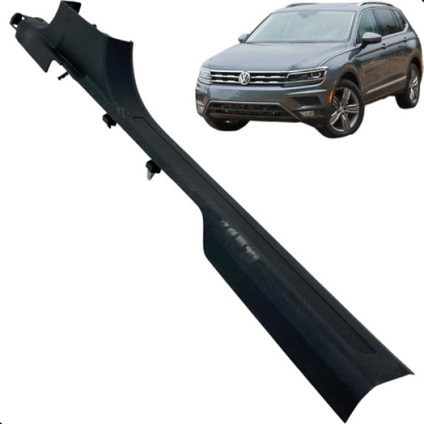 Acabamento Soleira Porta Dianteira Esquerda Tiguan Allspace Preto