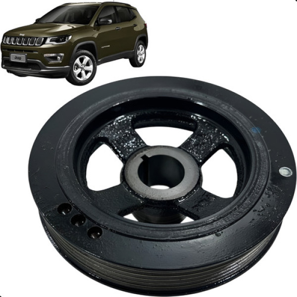 Polia Do Virabrequim Jeep Compass 2.0 Flex 2018 2019 2020
