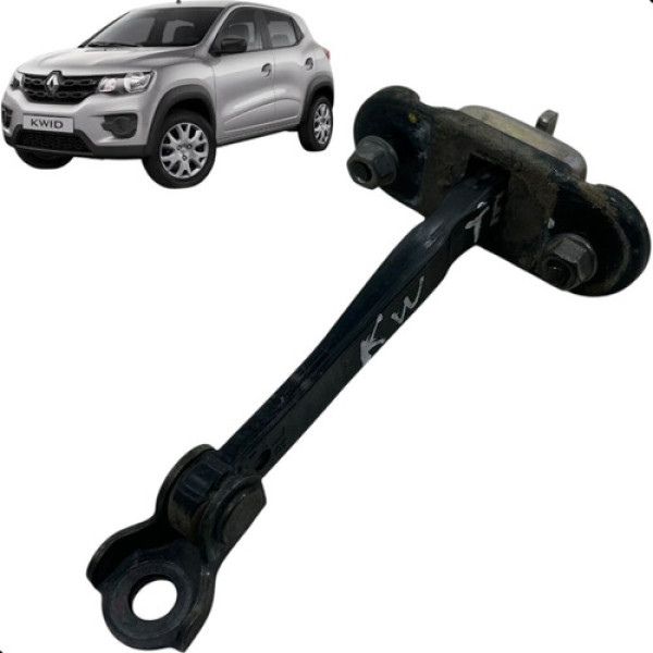 Limitador Porta Traseira Esquerda Kwid 2017 Á 2020 Preto