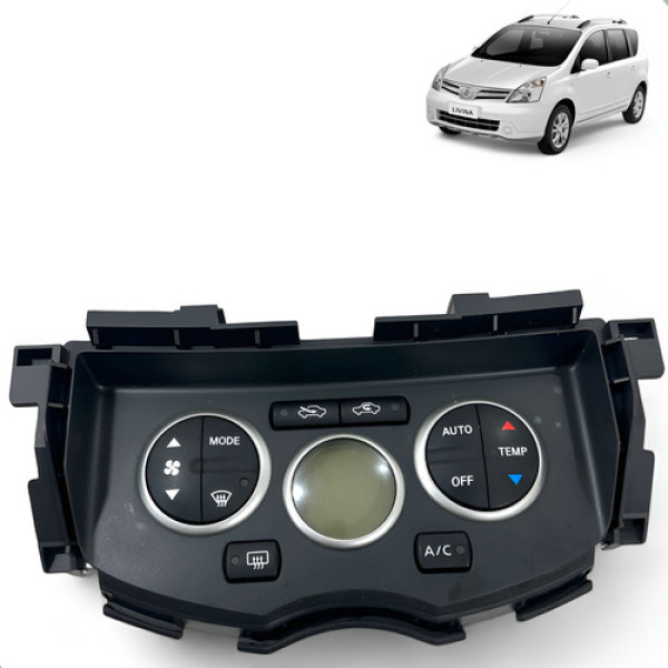 Botao Comando Ar Condicionado Livina Tiida 2008 A 2014 Preto