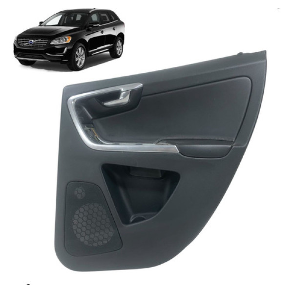 Forro Porta Traseira Direita Volvo Xc60 2014 2015 2016 2017 Preto