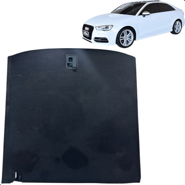 Tampão Porta Lama Traseiro Estepe Audi S3 Sedan 2014 A 2016 Preto