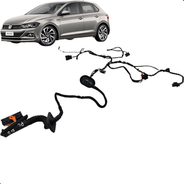 Chicote Porta Dianteira Esquerda Polo 1.0 Tsi 2018 A 2021