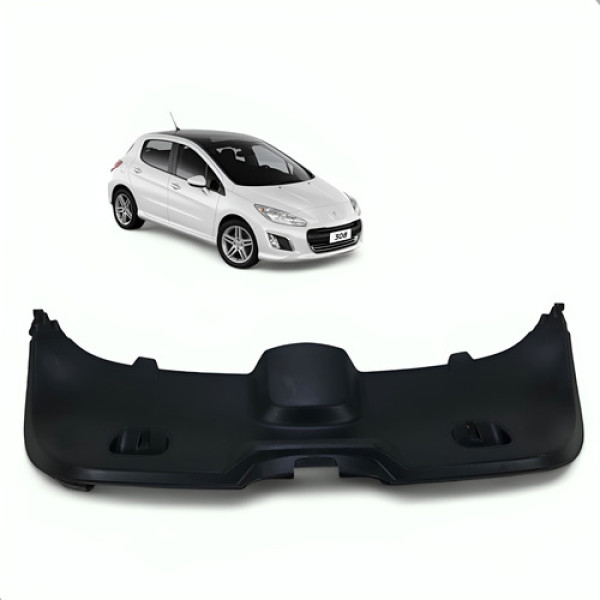 Acabamento Forro Tampa Traseira Peugeot 308   2011 A 2016 Preto