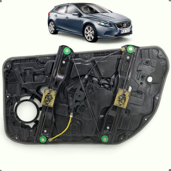 Máquina Vidro Dianteiro Esquerdo Volvo V40 T4 2013 A 2016