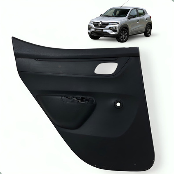Forro Porta Traseira Esquerda Renault Kwid  2022 A 2024   Preto