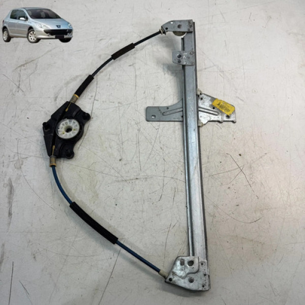 Máquina De Vidro Porta Diant Esquerda Peugeot 307 2009 2012