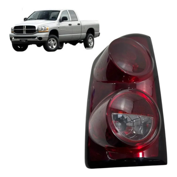 Lanterna Traseira Dodge Ram 2500 5.9 2007 A 2009 Esquerdo Esquerdo/motorista Vermelho