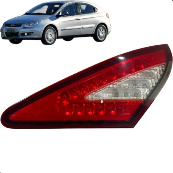 Lanterna Tampa Direito Chery Cielo 1.6 2010 2011 2012 Vermelho Direito/passageiro