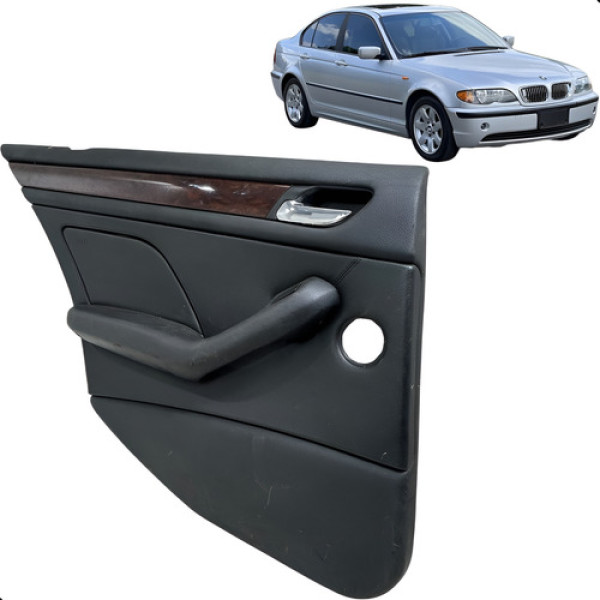 Forro Porta Traseira Esquerda Bmw 325i 2.5 E46 2000 A 2003 