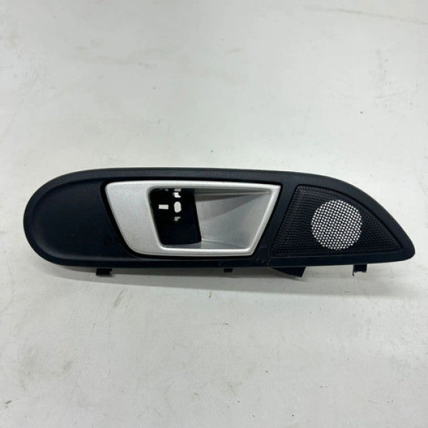 Maçaneta Porta Dianteira Direita Ford New Fiesta 2015 A 2017 Cinza Dianteira
