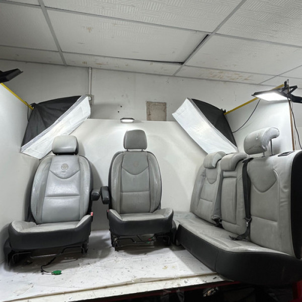 Jogo Banco Peugeot 308 2014 2015 Original Branco