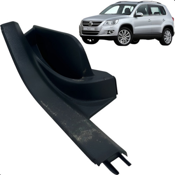 Soleira Porta Traseira Direita Tiguan 2.0 2010 A 2014 Preto