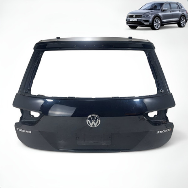 Tampa Traseira Porta Malas Tiguan 2018 2022 Preto