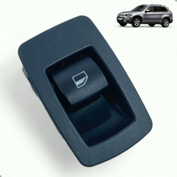 Botão Comando Vidro Tras Esquerdo Bmw X5 2007 2008 2009