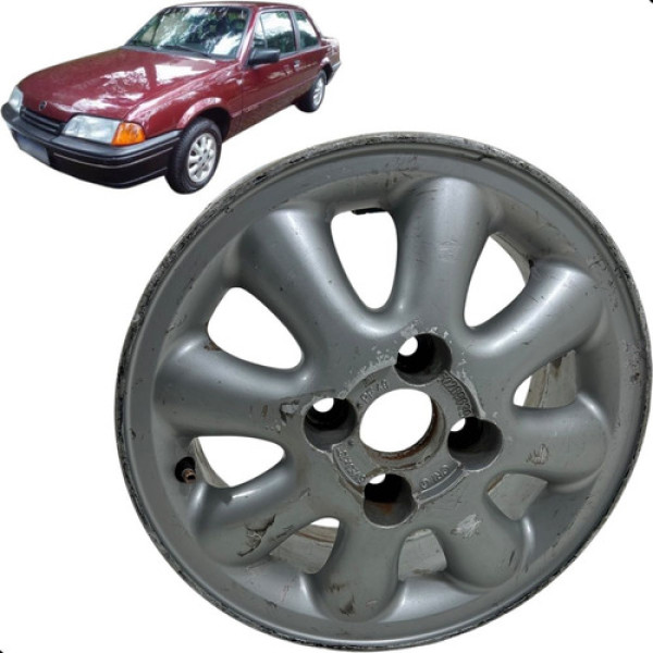Roda Avulsa Aro 13 Chevrolet Monza 1992 Prateado