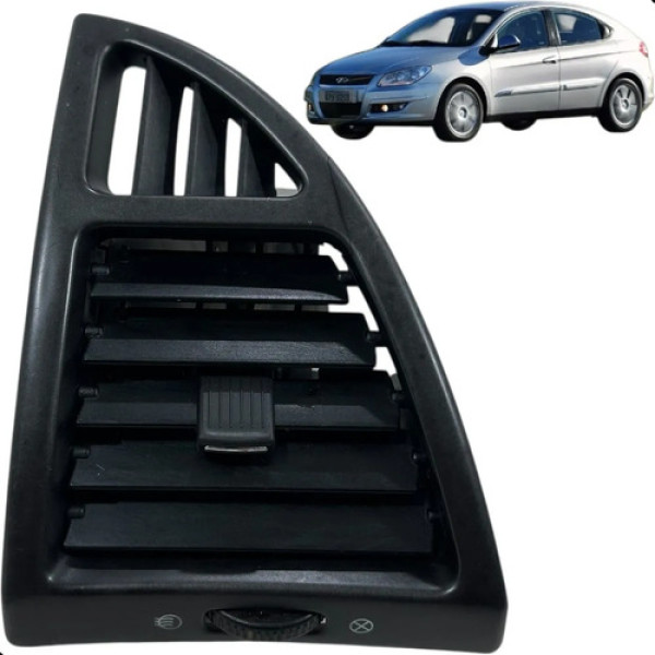 Moldura Do Difusor De Ar Esquerdo Chery Cielo 1.6 2010