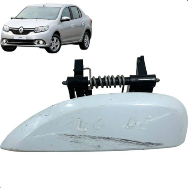 Maçaneta Externa Dianteira Esquerda Renaultlogan1.62015a2017 Branco