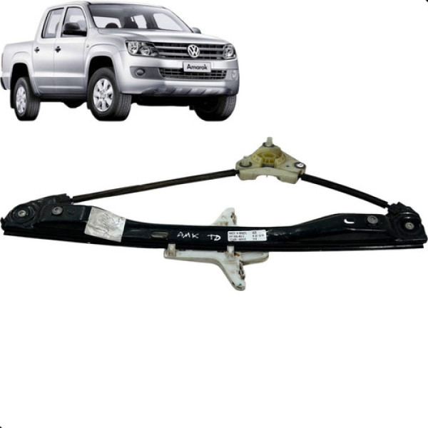 Máquina De Vidro Porta Traseira Direita Amarok 2012 A 2022