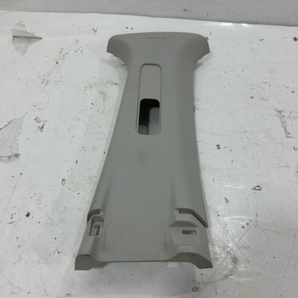 Moldura Coluna Cinto Direito Ford Ranger 2016 A 2022 Cinza