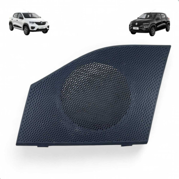 Tela Alto Falante Lado Esquerdo Renault Kwid  2018 2024  Preto