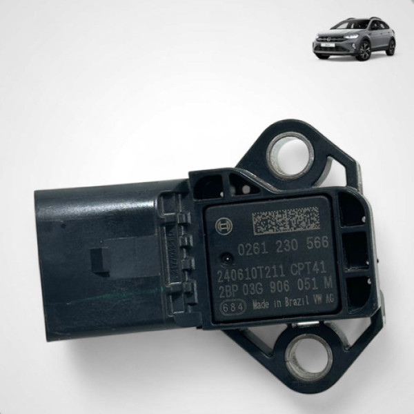 Sensor Pressão Map Nivus Polo Tcross 1.0 Tsi 2019 2020 2024
