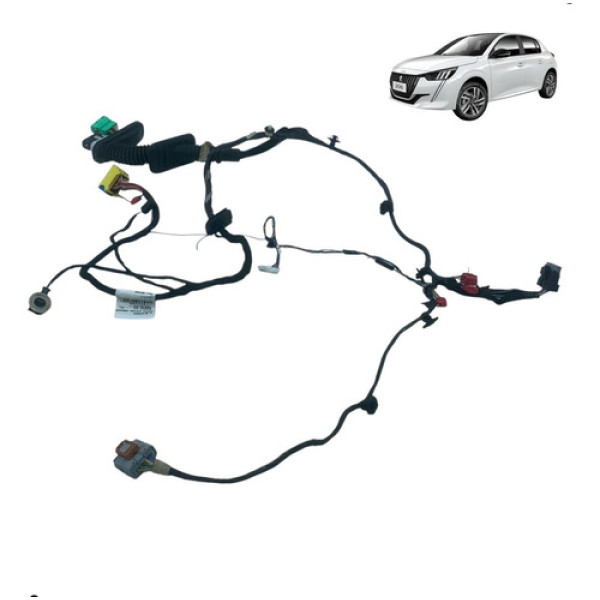 Chicote Porta Dianteira Esquerda Peugeot 208 2021 2024 