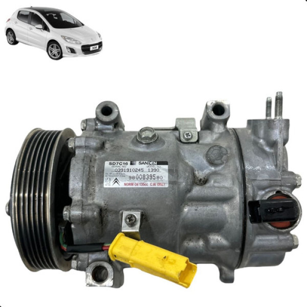 Compressor Ar Peugeot 308 1.6 2012 2013 2014 2015 2016