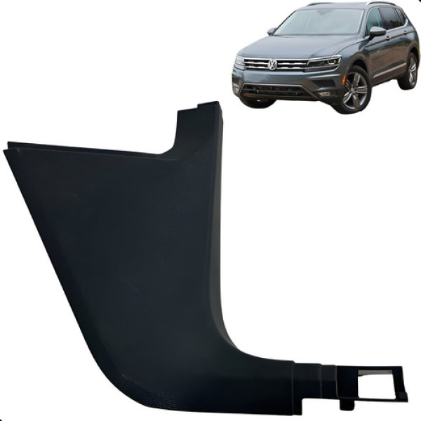 Moldura Porta Dianteira Direita Tiguan Allspace 2018 A 2021 Preto
