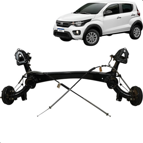 Eixo Traseiro Fiat Mobi 1.0 2018 2019 2020 2021 Com Abs
