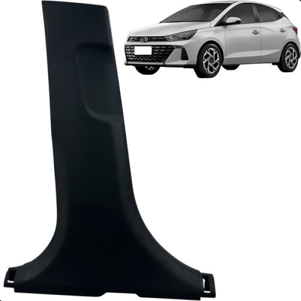 Moldura Acabamento Coluna Central Esquerda Hb20 2020 A 2025