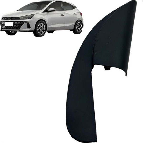 Acabamento Retrovisor Direito Hyundai Hb20 2023 2024 2025 Preto
