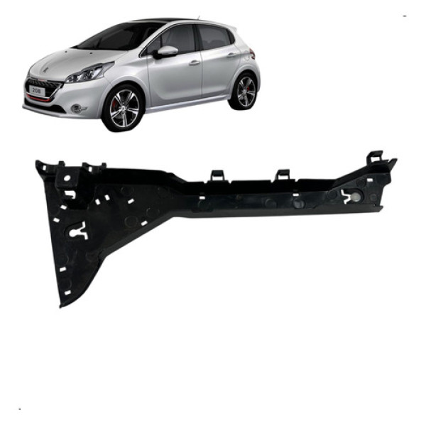 Moldura Chicote Frontal Peugeot 208 2015 A 2019