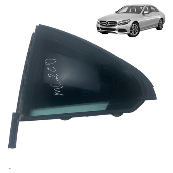 Vigia Fixo Vidro Traseiro Esquerdo Mercedes C200 2015 2019