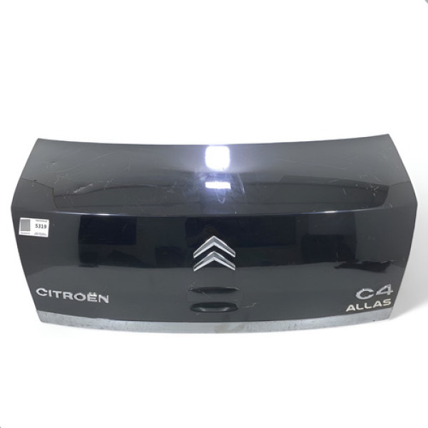 Tampa Traseira Porta Malas Citroën C4 Pallas 2008 A 2012 Preto