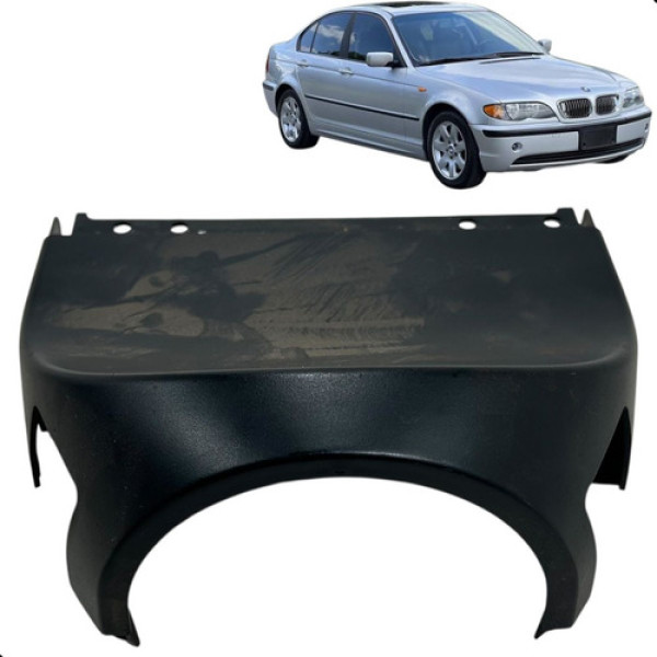 Acabamento Superior Coluna Direção Bmw 325i E46 2000 A 2003  Preto