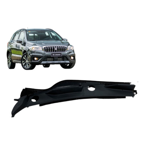 Churrasqueira Esquerda Suzuki Scross 2016 2017 2018 Preto Preto