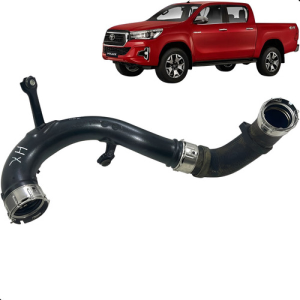 Mangueira Duto Intercooler Toyota Sw4 2.8 2016 A 2023 Preto