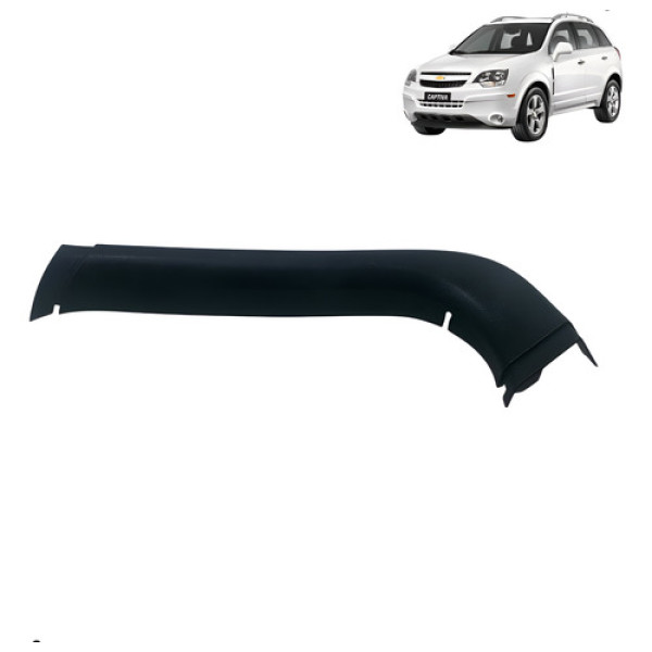 Moldura Acabamento Direita Porta Malas Captiva 2009 A 2015 Preto