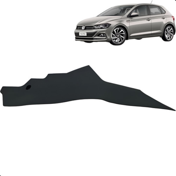 Moldura Console Lateral Esquerda Vw Polo Nivus 2018 2021
