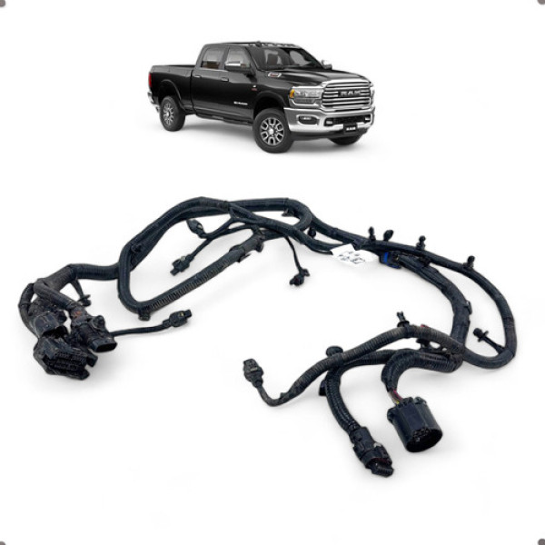 Fiação Chicote Parachoque Traseiro Ram 2500 3500 2019 A 2023