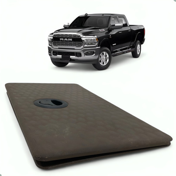 Tampa Porta Objeto Traseiro Dodge Ram 2019 A 2023  Marrom
