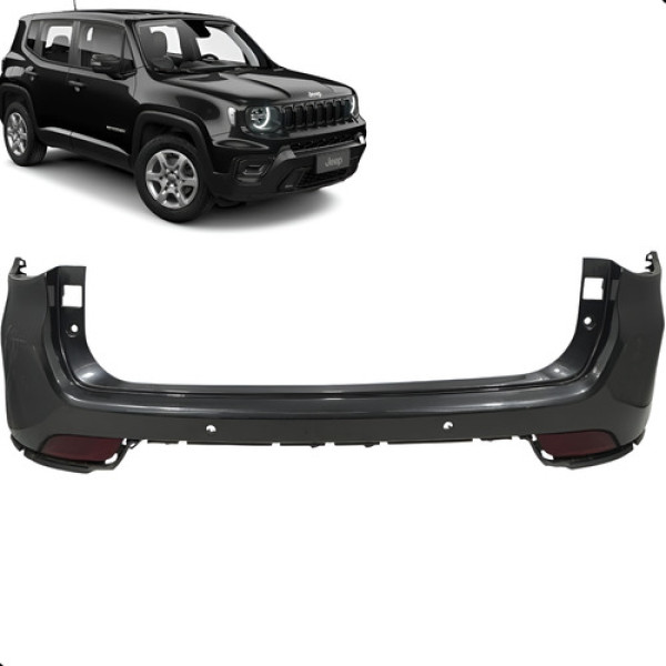 Parachoque Traseiro Jeep Renegade 1.8 2018 2019 2020 2021