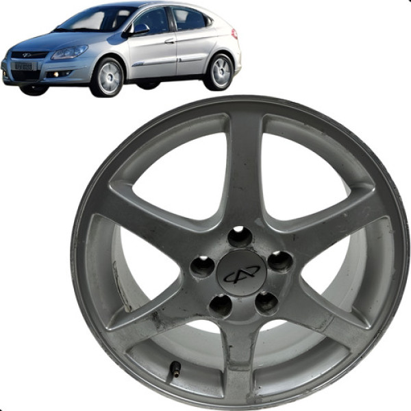 Roda Avulsa Chery Cielo Aro 16 1.6 2010 2011 2012 Prateado