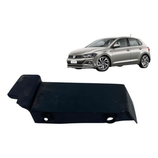 Proteção Parachoque Traseira Direito  Polo Tsi 2018 A 2020 Preto