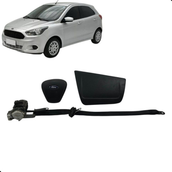 Kit Airbag Ford Ka 2015 2016 2017 2018 Original Preto